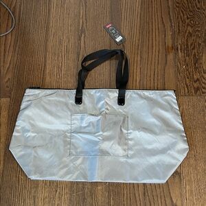 Tumi Black and grey Just in case Luggage Tote bag purse